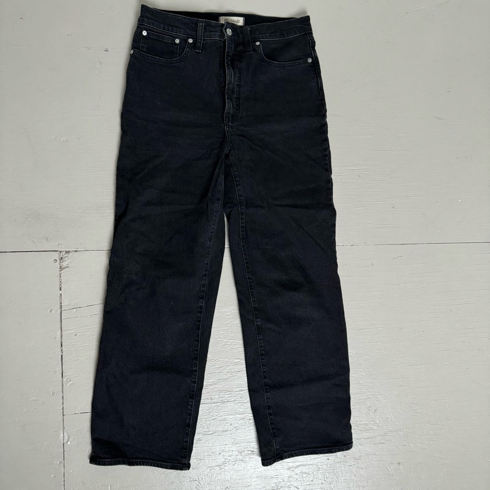 Madewell the perfect vintage wide leg jean black